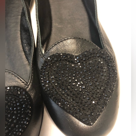 Love, Moschino black leather size 37 never worn brand new super cute - Picture 3 of 8
